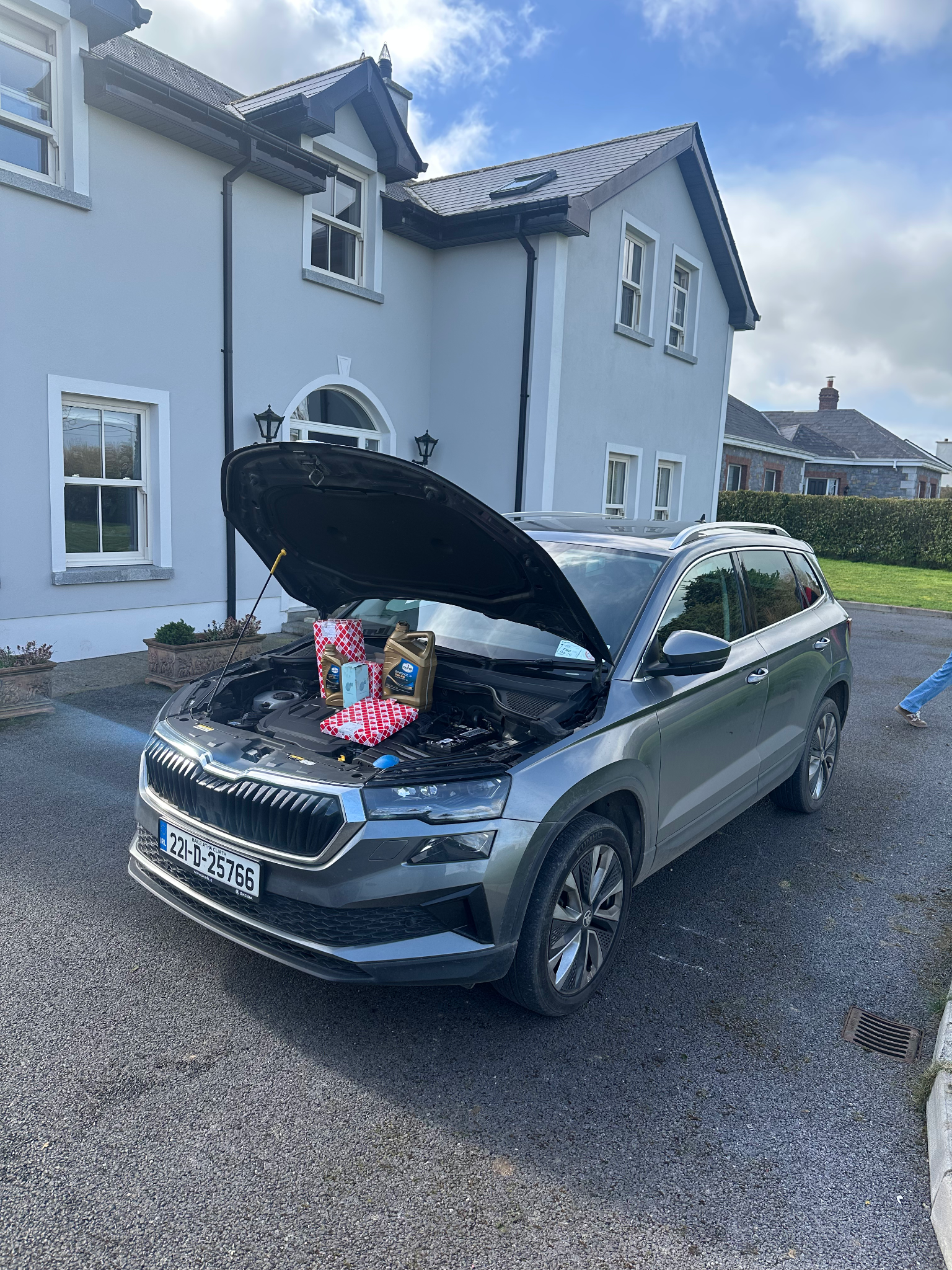 Skoda battery service photo